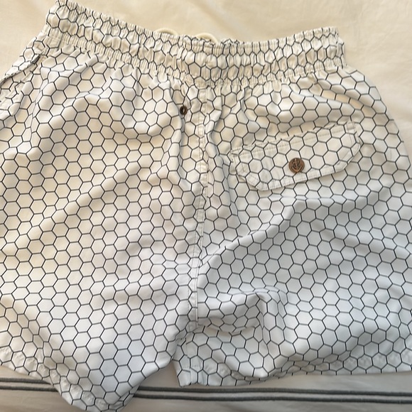 Men’s retro marine swimsuit - Picture 2 of 4